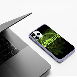 Чехол iPhone 11 Pro матовый Green Day: Acid Voltage, цвет: 3D-светло-сиреневый — фото 2