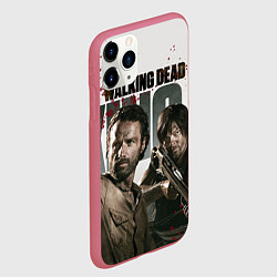 Чехол iPhone 11 Pro матовый Walking Hunters, цвет: 3D-малиновый — фото 2