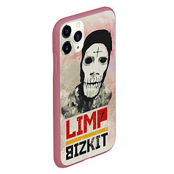 Чехол iPhone 11 Pro матовый Limp Bizkit, цвет: 3D-малиновый — фото 2