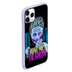 Чехол iPhone 11 Pro матовый BMTH: Acid Girl, цвет: 3D-светло-сиреневый — фото 2