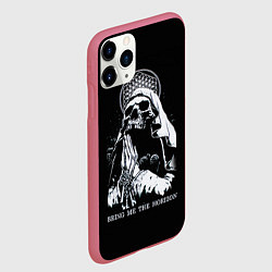 Чехол iPhone 11 Pro матовый BMTH: Skull Pray, цвет: 3D-малиновый — фото 2