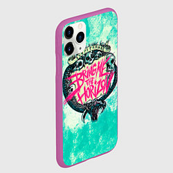 Чехол iPhone 11 Pro матовый BMTH: Sempiternal, цвет: 3D-фиолетовый — фото 2