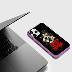 Чехол iPhone 11 Pro матовый Bring Me The Horizon, цвет: 3D-фиолетовый — фото 2
