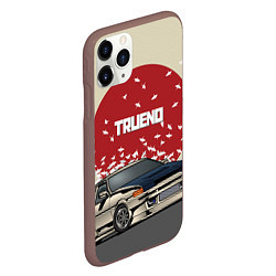 Чехол iPhone 11 Pro матовый Toyota Trueno ae86, цвет: 3D-коричневый — фото 2