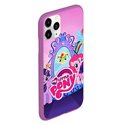 Чехол iPhone 11 Pro матовый My Little Pony, цвет: 3D-фиолетовый — фото 2