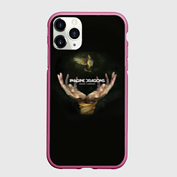 Чехол iPhone 11 Pro матовый Imagine Dragons: Smoke + Mirrors, цвет: 3D-малиновый