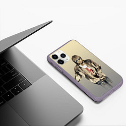 Чехол iPhone 11 Pro матовый Kurt Art, цвет: 3D-серый — фото 2