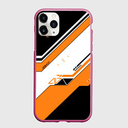Чехол iPhone 11 Pro матовый CS:GO Asiimov, цвет: 3D-малиновый