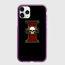 Чехол iPhone 11 Pro матовый Инсигния, цвет: 3D-фиолетовый