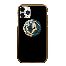 Чехол iPhone 11 Pro матовый Adeptus Mechanicus, цвет: 3D-коричневый