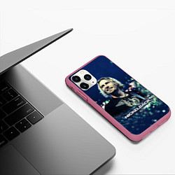 Чехол iPhone 11 Pro матовый Nickelback: Chad Kroeger, цвет: 3D-малиновый — фото 2