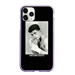 Чехол iPhone 11 Pro матовый Arturo Gatti: Photo, цвет: 3D-светло-сиреневый