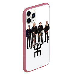 Чехол iPhone 11 Pro матовый Группа Пикник, цвет: 3D-малиновый — фото 2