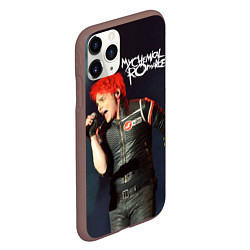 Чехол iPhone 11 Pro матовый Gerard Way, цвет: 3D-коричневый — фото 2
