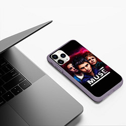 Чехол iPhone 11 Pro матовый Muse Band, цвет: 3D-серый — фото 2