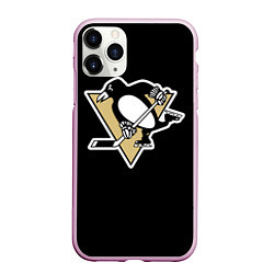 Чехол iPhone 11 Pro матовый Pittsburgh Penguins: Crosby, цвет: 3D-розовый