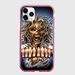 Чехол iPhone 11 Pro матовый Iron Maiden: Maidenfc, цвет: 3D-малиновый