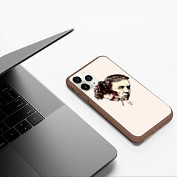 Чехол iPhone 11 Pro матовый Fight Club: Friends, цвет: 3D-коричневый — фото 2