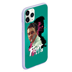 Чехол iPhone 11 Pro матовый Fight Club Stories, цвет: 3D-светло-сиреневый — фото 2