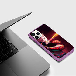 Чехол iPhone 11 Pro матовый Juggernaut, цвет: 3D-фиолетовый — фото 2