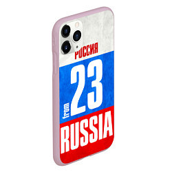 Чехол iPhone 11 Pro матовый Russia: from 23, цвет: 3D-розовый — фото 2