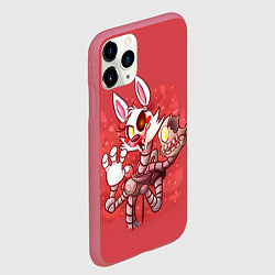 Чехол iPhone 11 Pro матовый Death Mangle, цвет: 3D-малиновый — фото 2