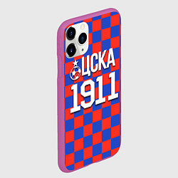 Чехол iPhone 11 Pro матовый ЦСКА 1911, цвет: 3D-фиолетовый — фото 2