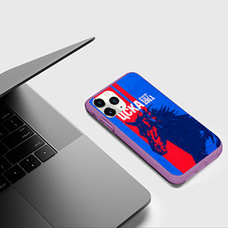 Чехол iPhone 11 Pro матовый ЦСКА ФК, цвет: 3D-фиолетовый — фото 2