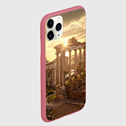 Чехол iPhone 11 Pro матовый Римское солнце, цвет: 3D-малиновый — фото 2