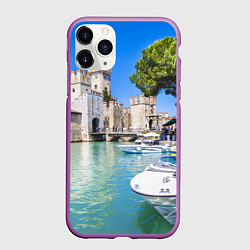 Чехол iPhone 11 Pro матовый Италия, цвет: 3D-фиолетовый