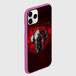 Чехол iPhone 11 Pro матовый Pirate Station: Blood Face, цвет: 3D-фиолетовый — фото 2