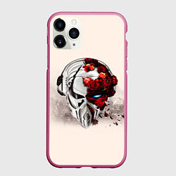 Чехол iPhone 11 Pro матовый Pirate Station: Pink Side, цвет: 3D-малиновый
