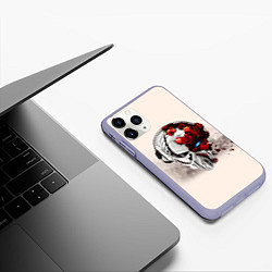 Чехол iPhone 11 Pro матовый Pirate Station: Pink Side, цвет: 3D-светло-сиреневый — фото 2