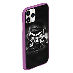 Чехол iPhone 11 Pro матовый Pirate Station: Dark Side, цвет: 3D-фиолетовый — фото 2