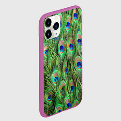 Чехол iPhone 11 Pro матовый Life is beautiful, цвет: 3D-фиолетовый — фото 2