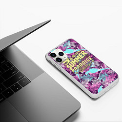 Чехол iPhone 11 Pro матовый Summer paradise 2, цвет: 3D-белый — фото 2