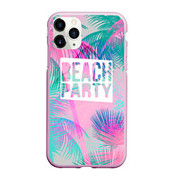 Чехол iPhone 11 Pro матовый Beach Party, цвет: 3D-розовый