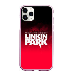 Чехол iPhone 11 Pro матовый Linkin Park: Minutes to midnight, цвет: 3D-розовый