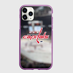 Чехол iPhone 11 Pro матовый Washington Capitals