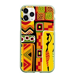 Чехол iPhone 11 Pro матовый Африка