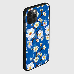 Чехол для iPhone 12 Pro Max Цветы ретро 5, цвет: 3D-черный — фото 2