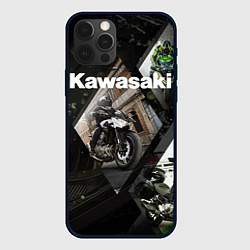 Чехол для iPhone 12 Pro Max Kawasaky, цвет: 3D-черный