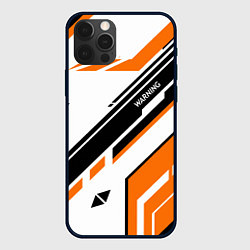 Чехол для iPhone 12 Pro Max CS:GO Asiimov P90 Style, цвет: 3D-черный