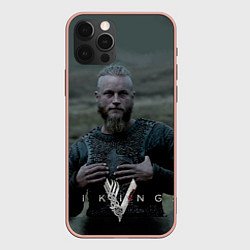 Чехол для iPhone 12 Pro Max Vikings: Ragnarr Lodbrok, цвет: 3D-светло-розовый