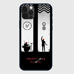 Чехол для iPhone 12 Pro Max Twenty One Pilots: Lines, цвет: 3D-черный