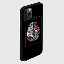 Чехол для iPhone 12 Pro Max Twenty one pilots: brain, цвет: 3D-черный — фото 2