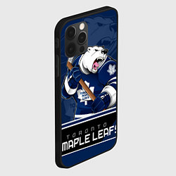 Чехол для iPhone 12 Pro Max Toronto Maple Leafs, цвет: 3D-черный — фото 2