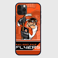 Чехол для iPhone 12 Pro Max Philadelphia Flyers, цвет: 3D-черный