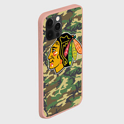 Чехол для iPhone 12 Pro Max Blackhawks Camouflage, цвет: 3D-светло-розовый — фото 2