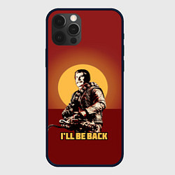 Чехол для iPhone 12 Pro Max Stalin: Ill Be Back, цвет: 3D-черный